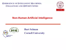 Emergence of Intelligent Machines: