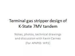 Terminal gas stripper design of