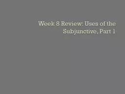 Week 8 Review