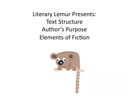 Literary Lemur Presents: