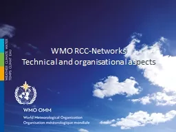 WMO RCC-Networks