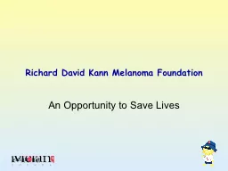 Richard David Kann Melanoma Foundation