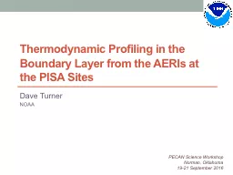 Thermodynamic Profiling in the Boundary Layer from the AERI