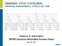 Quantum Error Correction: