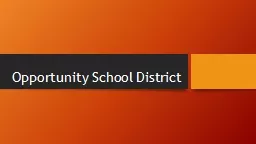 Opportunity School District