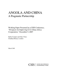 ANGOLA AND CHINA A Pragmatic Partnership Working Paper