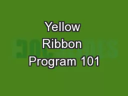 Yellow Ribbon Program 101