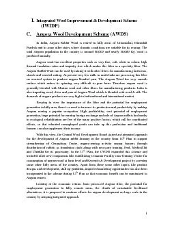 I Integrated Wool Improvement  Development Scheme IWID
