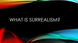 what is Surrealism
