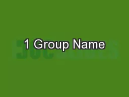 PPT-1 Group Name