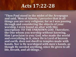 “Then Paul stood in the midst of the