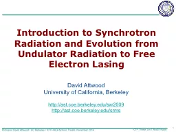 Introduction to Synchrotron Radiation and Evolution from