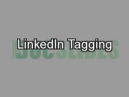 LinkedIn Tagging