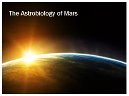 The Astrobiology of Mars