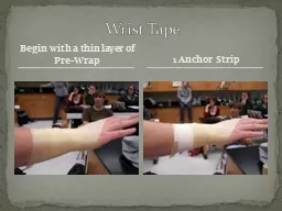 Begin with a thin layer of Pre-Wrap