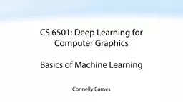 CS 6501: Deep Learning