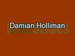Damian Holliman