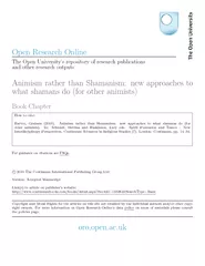 Open Research Online The Open Universitys repository o
