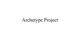 Archetype Project