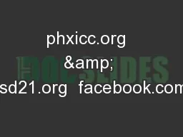 phxicc.org  & usd21.org  facebook.com/