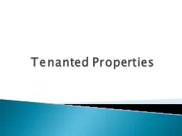 Tenanted Properties