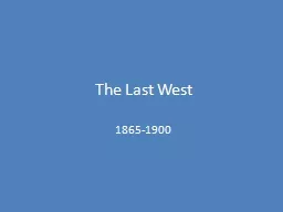 The Last West