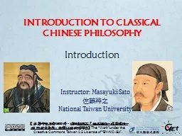 INTRODUCTION TO CLASSICAL