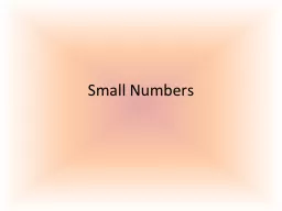 Small Numbers