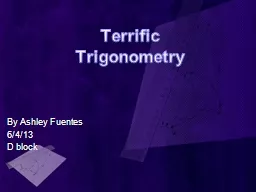Terrific Trigonometry