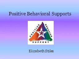 Positive Behavioral Supports