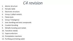 C4 revision