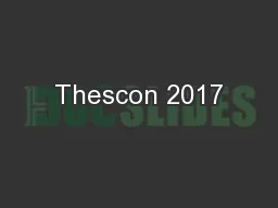Thescon 2017