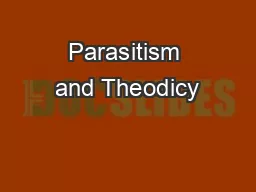 Parasitism and Theodicy