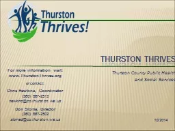 Thurston County Public Health