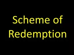 Scheme of Redemption