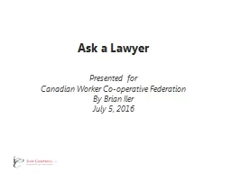 Ask a Lawyer