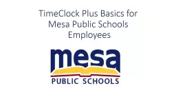 TimeClock Plus Basics for