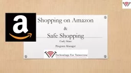 Shopping on Amazon