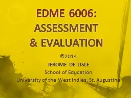 EDME 6006: