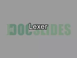 Lexer