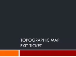 topographic Map