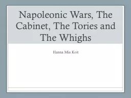 Napoleonic Wars, The Cabinet, The Tories and The