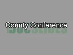 County Conference