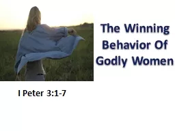 The Winning Behavior Of Godly Women