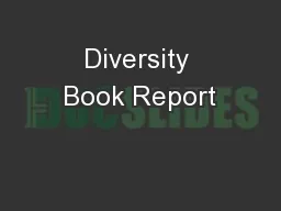 Diversity Book Report