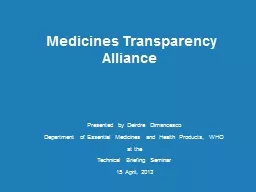 Medicines Transparency Alliance