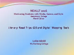 Literary Road Trips: GIS and Digital Mapping Tools