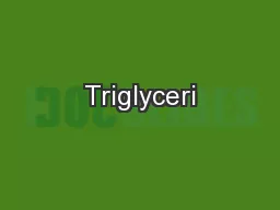 Triglyceri