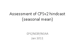 Assessment of CFSv2