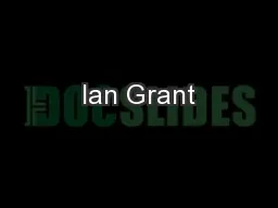 Ian Grant